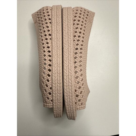 Melissa + Jason Wu Open Toe Camilla Woven Jelly Sandals Size 8 - Picture 7 of 11